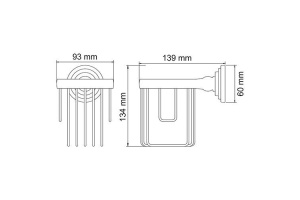 Держатель освежителя воздуха Wasserkraft Ammer K-7045 - 2