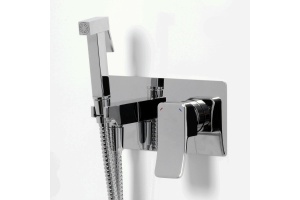 Aller 10638 Встраиваемый смеситель для душа с гигиенической лейкой - 2