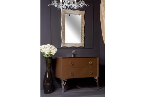 Тумба под раковину Armadi Art NeoArt 100 раковина моноблок темно - коричневый - 2