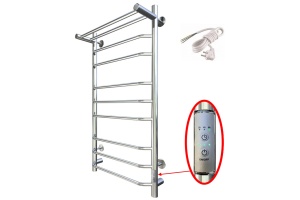 Полотенцесушитель электрический Тругор Браво ПЭК СП3П 100x50, с полкой