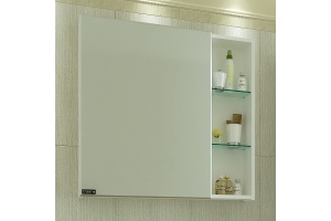 Зеркало-шкаф Санта Дублин 75 белый - 2