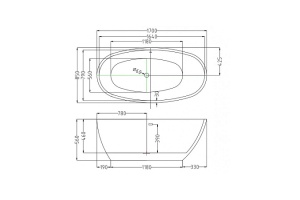Акриловая ванна Esbano Sophia 170х85 белый (ESVASOPHW) - 3