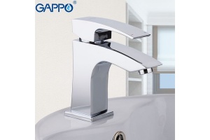 Смеситель для раковины Gappo хром глянцевый