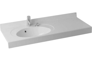 Мебельная раковина AQUATON Отель 120 L с навесами и диспенсером