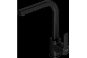 Смеситель для кухни GPD Pedra черный матовый