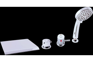 Смеситель на борт ванны термостатический Rav Slezak Dunaj хром