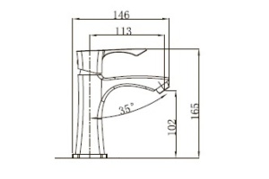 Смеситель Kaiser Boss 51011 для раковины - 2