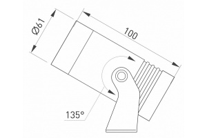 Уличный светодиодный светильник Arlight ALT-Ray-R61-15W Warm3000 032557 - 2
