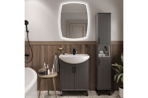 Тумба с раковиной DIWO Сочи 65 антрацит - 3