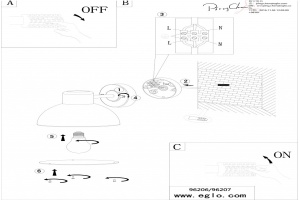 Уличный настенный светильник Eglo Entrimo 96207 - 2
