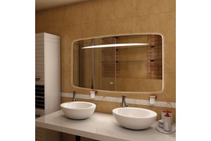 Зеркало с подсветкой и функцией антизапотевания ART&MAX GINA AM-Gin-1200-700-DS-F-H