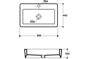 Мебельная раковина Misty Misty 60 см - 3