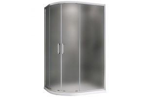 Душевой уголок Abber Schwarzer Diamant 100х80 хром (AG01180M)