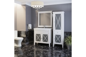 Мебель для ванной Opadiris Палермо 90 белая матовая