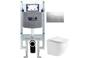 Комплект Weltwasser AMBERG 497 ST + MERZBACH 004 GL-WT + AMBERG RD-MT CR (10000006721)