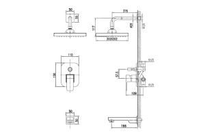 Душевая система KAISER Sonat (34322) - 2