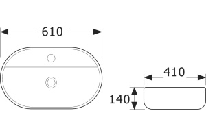 Раковина Ceramica Nova Modo CN2004 - 2