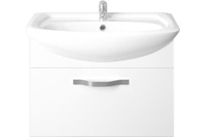 Тумба для комплекта 1MarKa Вита 65П с 1 ящиком, белый глянец - 3