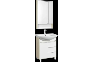 Комплект мебели Aquaton Рико 65 белый-светлое дерево - 2