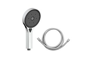 Душевая лейка Vincea с шлангом хром