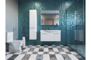 Комлпект мебели Aquaton Беверли 100 белый глянец