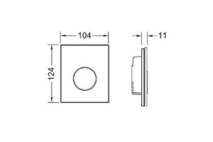 Кнопка смыва Tece Loop зеленый (9242662) - 2