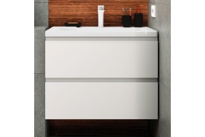 Тумба для комплекта Art&Max Bianchi 75, подвесная, белый матовый