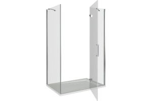 Душевой уголок Good Door Saturn WTW+SP правый 110х100х185 см - 3