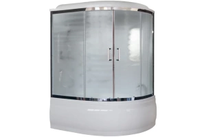 Душевой бокс Royal Bath ALP 170x100 L с гидромассажем стекло рифленое