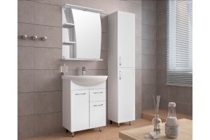 Тумба с раковиной Style Line Эко Стандарт №11 61 белая - 2