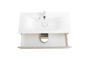 Тумба с раковиной BelBagno Marino 100 бежевый матовый - 3