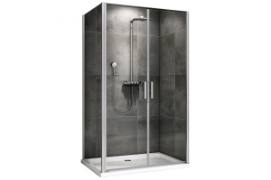 Душевой уголок ABBER Sonnenstrand 100х100 профиль хром (AG04100C-S100)