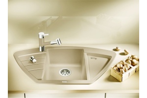 Мойка из гранита Blanco Zia бежевый (514760) - 2