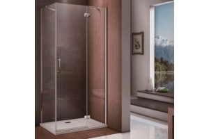 Душевой уголок Good Door Saturn WTW+SP правый 110х90х185 см