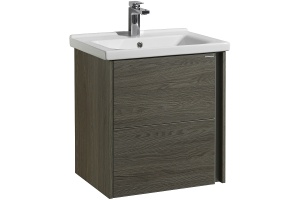 Тумба с раковиной Aquaton Стоун 60 темное дерево