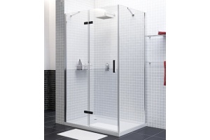 Душевой уголок Wasserkraft Aller Black 10H06LB 120x80 см - 2