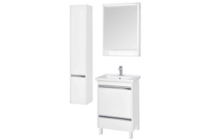 Комплект мебели Aquaton Капри 60 белый глянцевый - 3