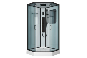 Душевая кабина Niagara Premium NG-6901-01GD BLACK 90х90х220 черная