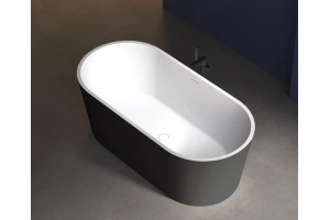 Акриловая ванна ABBER 170х80 черный матовый (AB9209MB) - 3