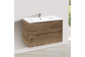 Тумба под раковину Vincea Mia 75 светлое дерево - 3