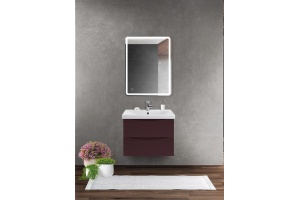 Комплект мебели BelBagno Marino-Cer 70 бордовый