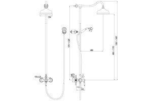 Душевая стойка Lemark Villa (LM4860B) - 2