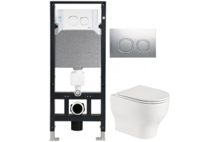 Комплект Weltwasser AMBERG 506 + ERLENBACH 004 GL-WT + AMBERG RD-CR (10000006772)