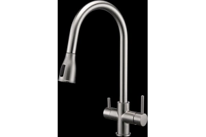 Смеситель для кухни Paulmark Lange сталь