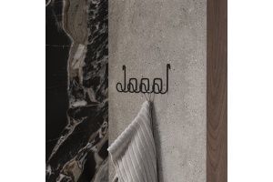 Крючок DIWO Смоленск П16543 четверной, черный муар - 3