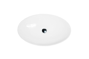 Раковина керамическая накладная AM5273-W, цвет белый глянец, 690x420x115 мм - 2