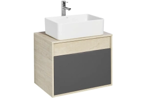 Тумба с раковиной Aquaton Лофт Урбан 65 светлое дерево-серый