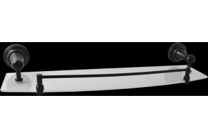 Полка стеклянная Rav Slezak Morava 50 черный матовый