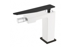 Смеситель для биде Boheme Q белый с черным