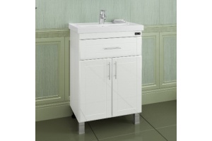 Тумба с раковиной напольная Санта Дублин 60 белый